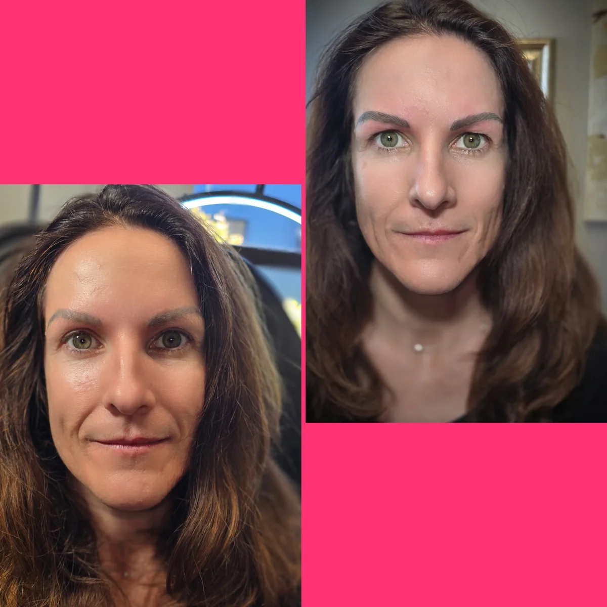 Nano Brows before and after result 5