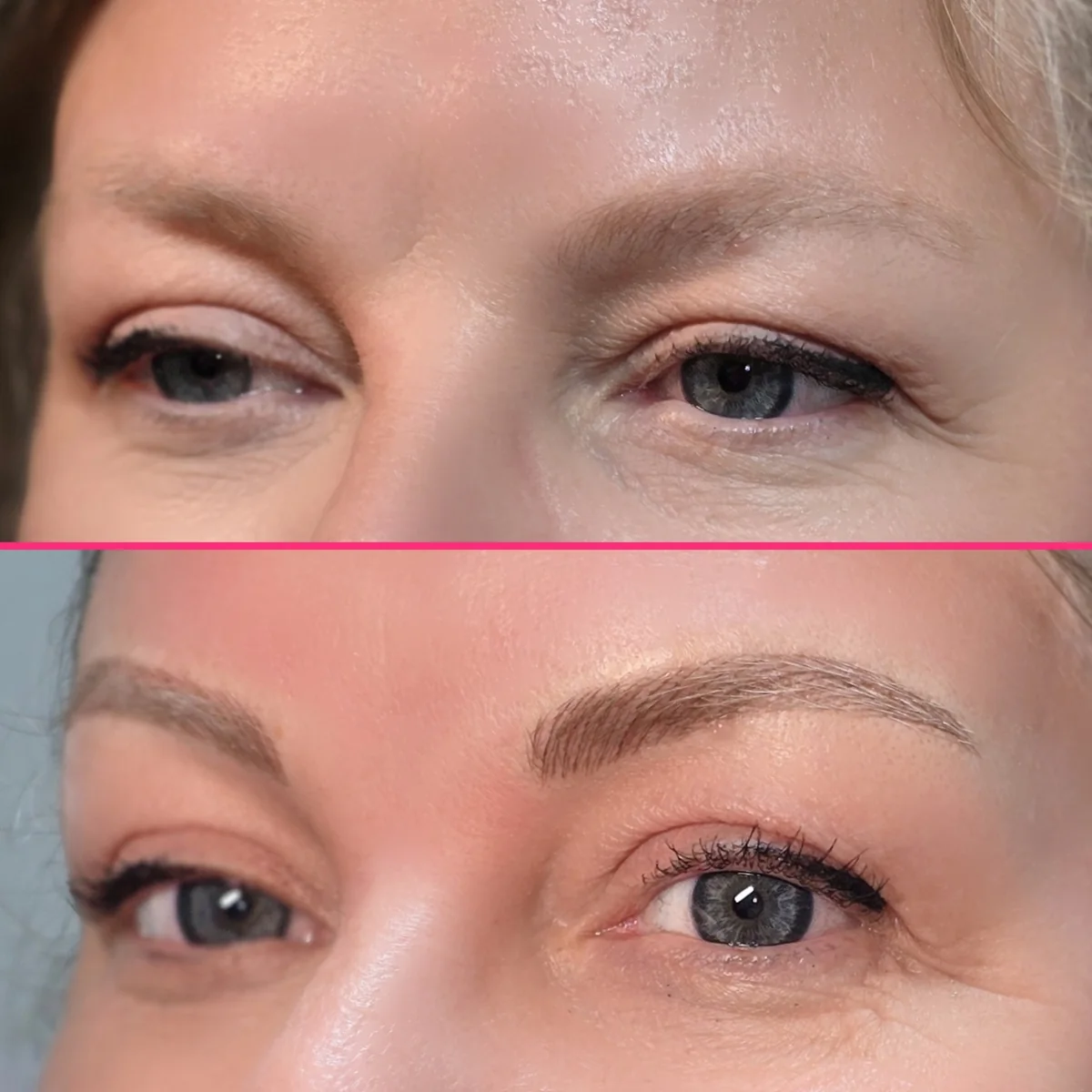 Nano Brows before and after result 13